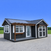 104638 12'x22' Greenhouse & Garden Shed Combo