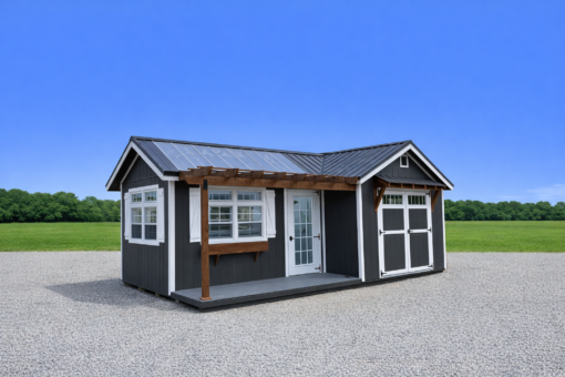 104638 12'x22' Greenhouse & Garden Shed Combo