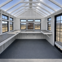 10'x12' Greenhouse Deluxe Style