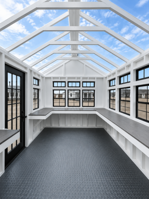 104642-2 10'x12' Greenhouse Deluxe Style