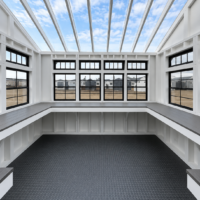 104642-3 10'x12' Greenhouse Deluxe Style