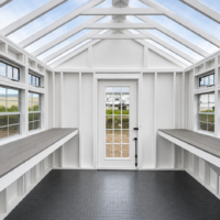 104643-1 10'x12' Greenhouse Deluxe Style