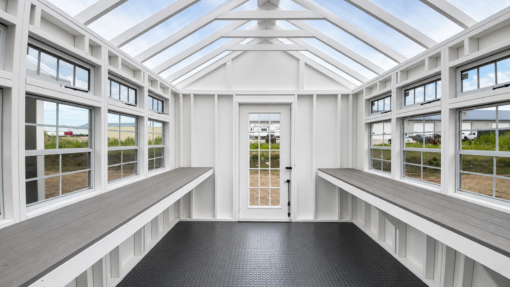 104643-1 10'x12' Greenhouse Deluxe Style