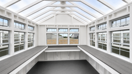 104643-2 10'x12' Greenhouse Deluxe Style