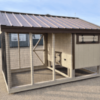 6'x10' Quaker Chicken Coop Combo
