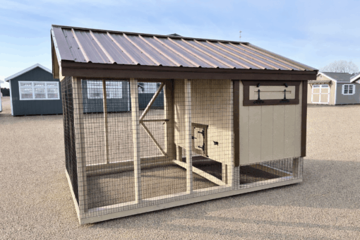 6'x10' Quaker Chicken Coop Combo