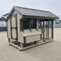 6'x10' Quaker Chicken Coop Combo