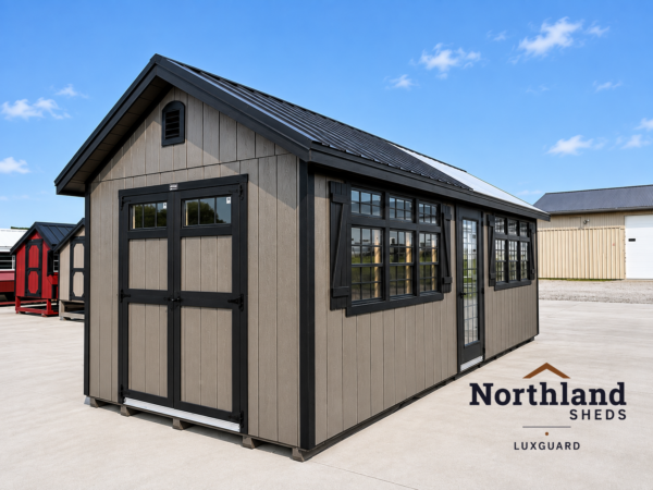 10'x24' Greenhouse Shed Combo