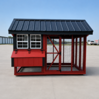 6'x10' Quaker Chicken Coop Combo