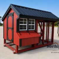 6'x10' Quaker Chicken Coop Combo