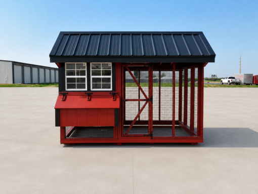 6'x10' Quaker Chicken Coop Combo