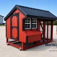 6'x10' Quaker Chicken Coop Combo