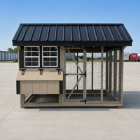 6'x10' Quaker Chicken Coop Combo