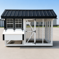 6'x10' Quaker Chicken Coop Combo