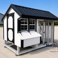 6'x10' Quaker Chicken Coop Combo