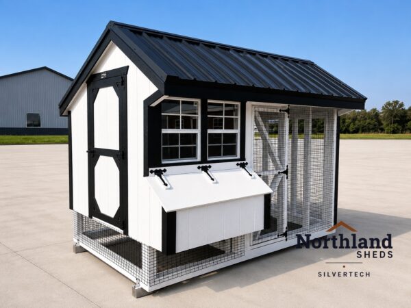 6'x10' Quaker Chicken Coop Combo