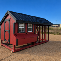 7'x14' Quaker Chicken Coop Combo