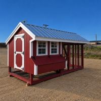 7'x14' Quaker Chicken Coop Combo