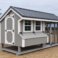 104662 6'x12' Quaker Chicken Coop Combo