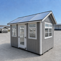 104663-2 8'x12' Greenhouse Deluxe Style