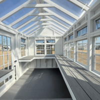 104663-4 8'x12' Greenhouse Deluxe Style