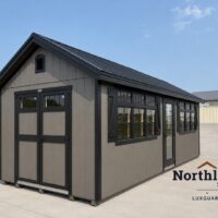 10'x24' Greenhouse Shed Combo