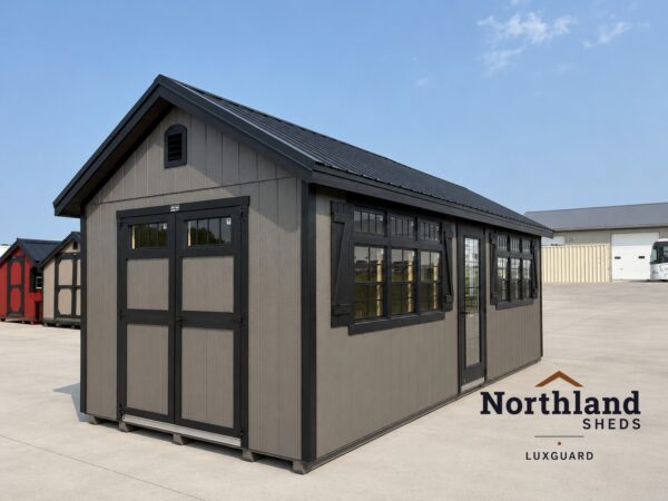 10'x24' Greenhouse Shed Combo