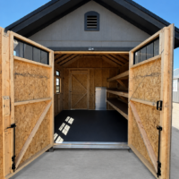 104666-3 10'x24' Greenhouse Shed Combo