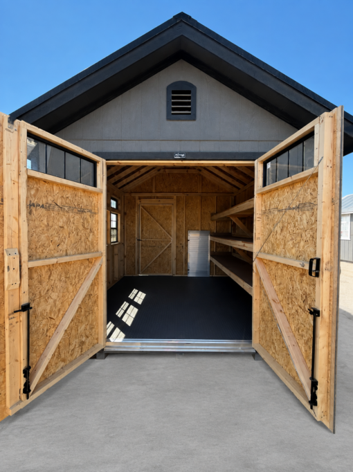104666-3 10'x24' Greenhouse Shed Combo