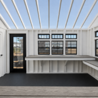 104666-8 10'x24' Greenhouse Shed Combo