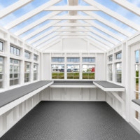 104668-2 10'x16' Greenhouse Deluxe Style