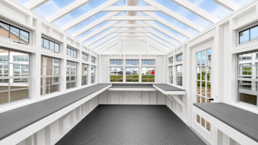 104668-2 10'x16' Greenhouse Deluxe Style