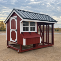 104675 6'x10' Quaker Chicken Coop Combo