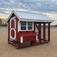 104676 6'x10' Quaker Chicken Coop Combo
