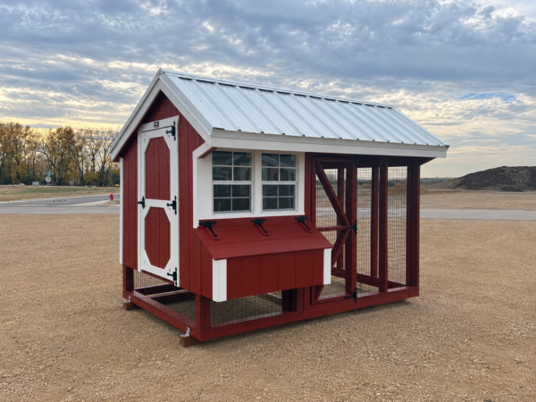 6'x10' Quaker Chicken Coop Combo