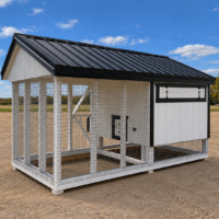 6'x12' Quaker Chicken Coop Combo