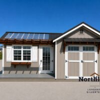 104680-watermarked 12'x22' Greenhouse & Garden Shed Combo