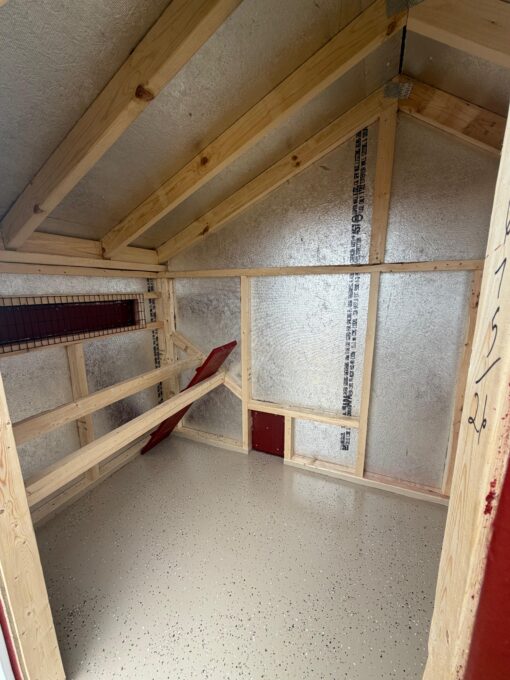 105 0 6'x10' Quaker Chicken Coop Combo