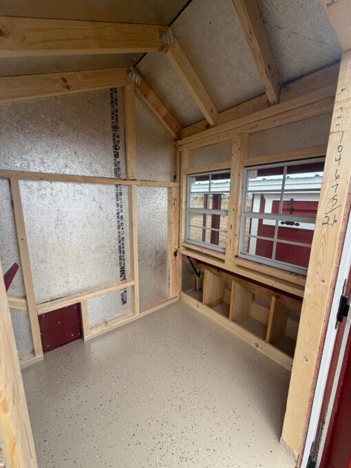 105 6'x10' Quaker Chicken Coop Combo