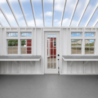 105668-1 10'x16' Greenhouse Deluxe Style
