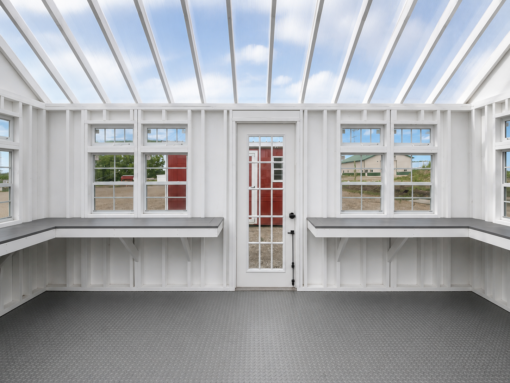 105668-1 10'x16' Greenhouse Deluxe Style