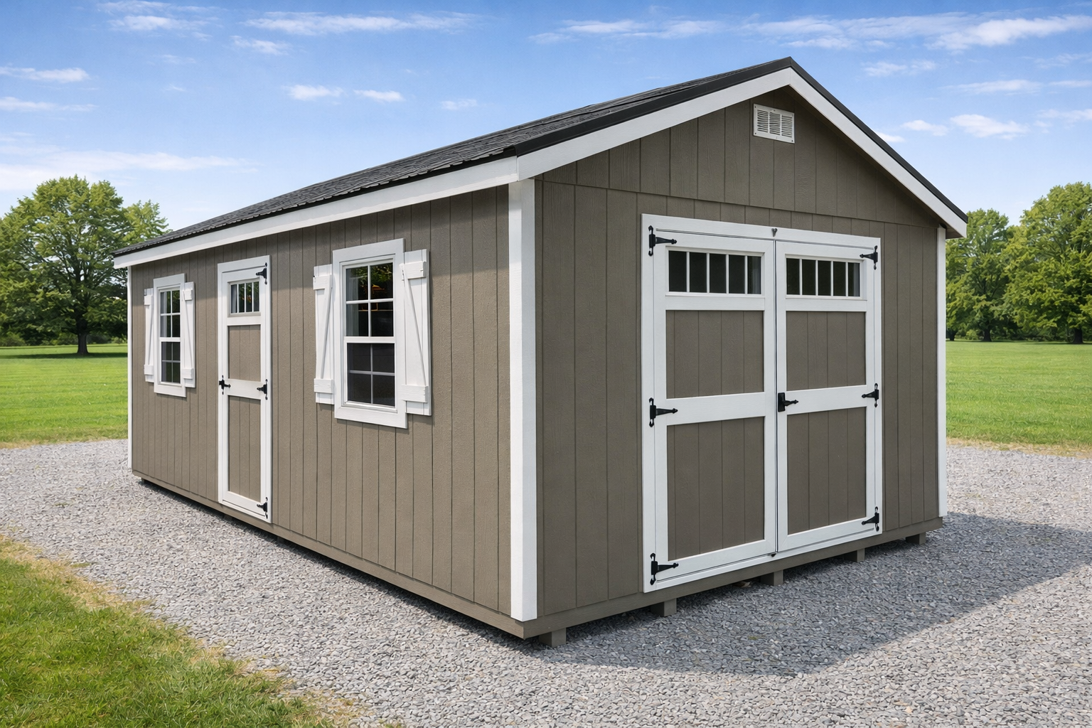 12'x20' Ranch Gable Wood Panel Shed For Sale| #67089 | Northland Sheds