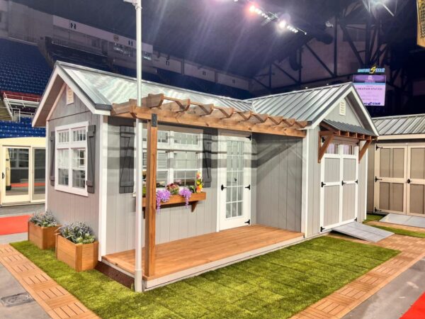12x22 12'x22' Greenhouse & Garden Shed Combo