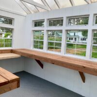 12'x22' Greenhouse & Garden Shed Combo