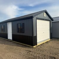 12x24 HOMELOT 12'x24' Ranch Gable Metal Garage