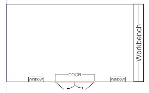 10'x12' Ranch Gable Wood Panel Shed