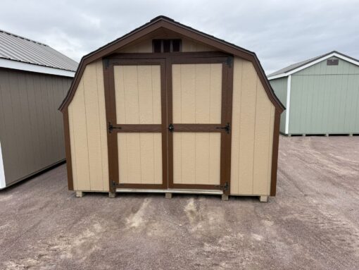 24286-1 10'x12' Low Barn Wood Panel Shed