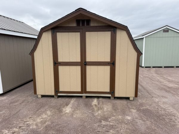 10'x12' Low Barn Wood Panel Shed