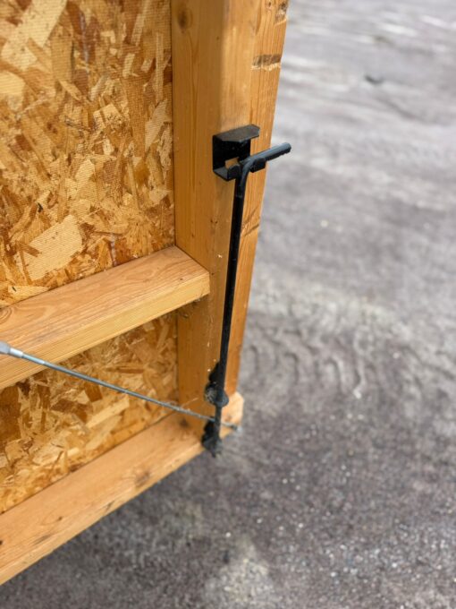 10'x12' Low Barn Wood Panel Shed - USED