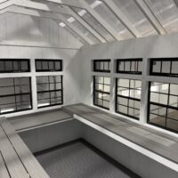 12'x22' Greenhouse & Garden Shed Combo